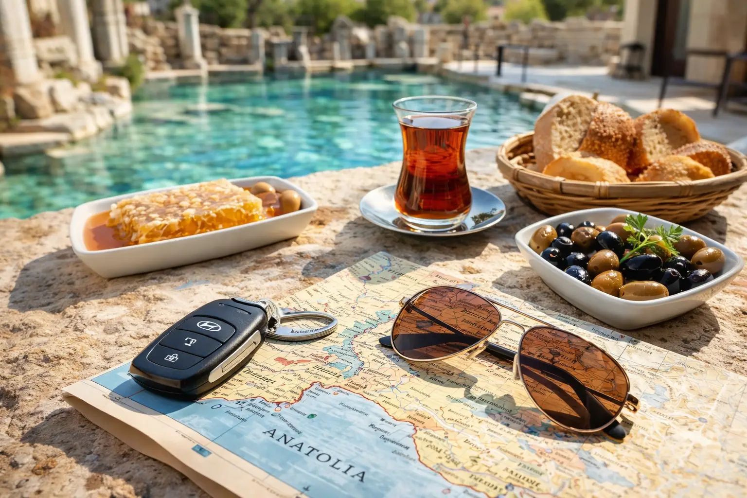 Anahtar ve ödeme kartı görseli